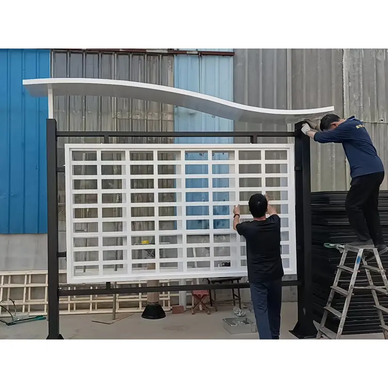 Gabinete externo integrado com coluna vertical
